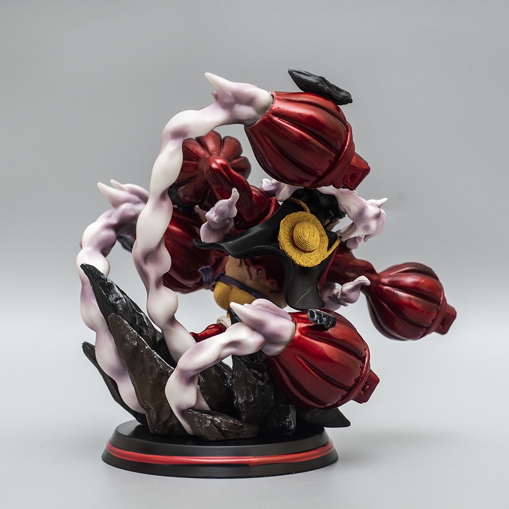 Mô hình One Piece Luffy Gear 4 Multi Punch LF11 cao 15cm, mô hình One Piece Figure Luffy băng Mũ Rơm Haki Shop