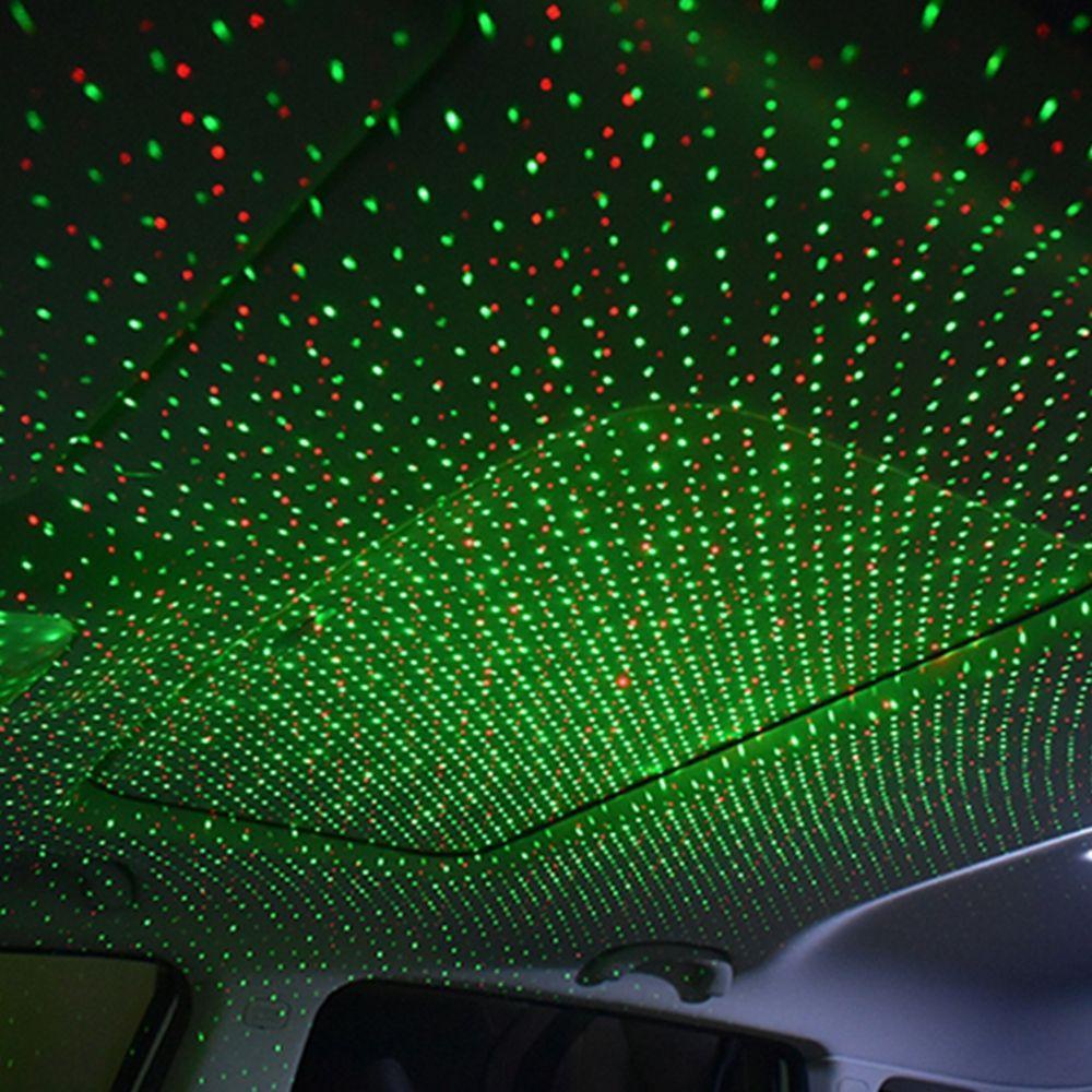 Đèn Chiếu Ánh Sáng Ban Đêm Mini Gắn Trần Xe Hơi