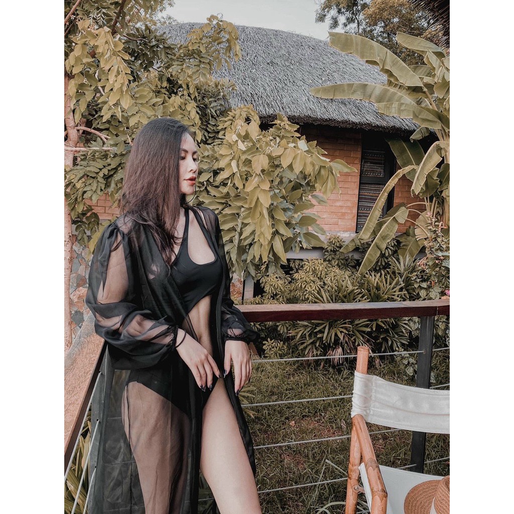 Áo Choàng Đi Biển Khoác Ngoài Bikini, Đồ Bơi Bin Sports ALU004 [ Bikini Giá Xưởng ] | BigBuy360 - bigbuy360.vn
