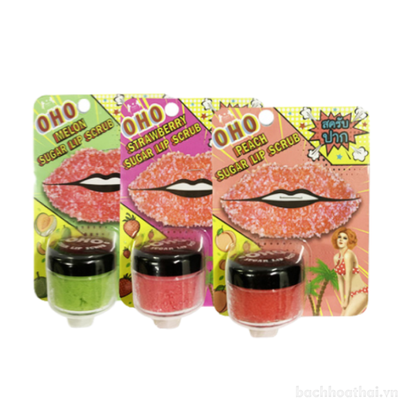 Tẩɏ tế bào chết môi Nitcher OHO Sugar Lip Scrub Thái Lan