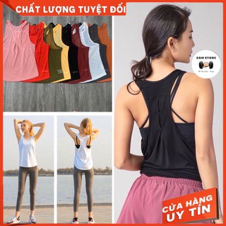 Tanktop Lưới Màu [ẢNH THẬT] Áo tanktop tập Gym, Yoga, Áo tanktop lưới nhiều màu