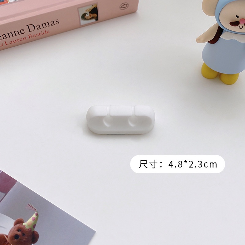 Miếng dán silicon kẹp giữ đầu dây diện, dây cáp sạc điện thoại