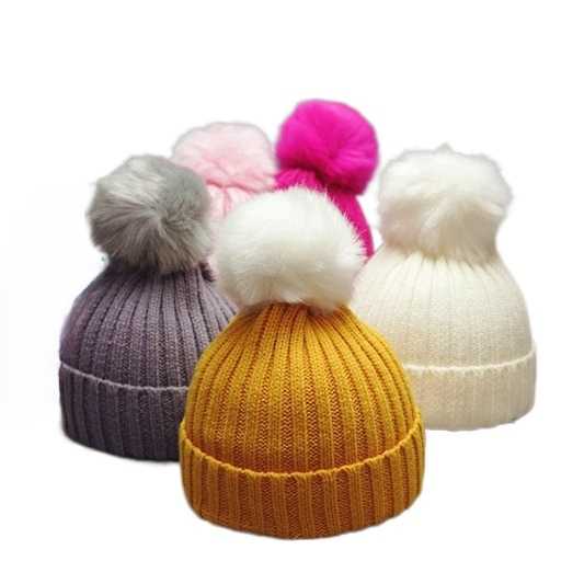 Children's warm breathable hat cute fashion light solid color leisure outdoor sports