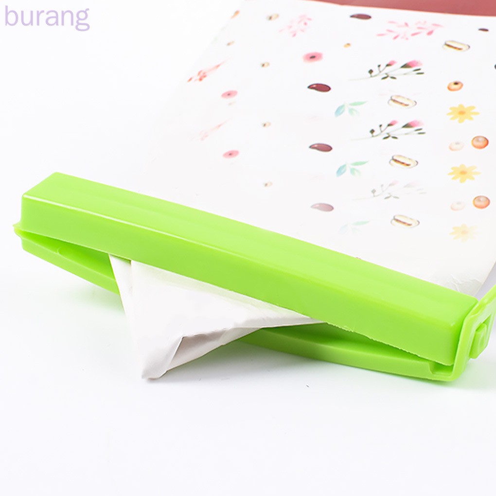 Set 10 kẹp miệng túi đựng thực phẩm giúp bảo quản tươi ngon bằng nhựa nhiều màu tùy chọn
