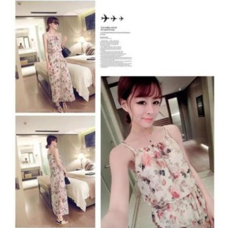 Đầm maxi 2 dây Quảng Châu