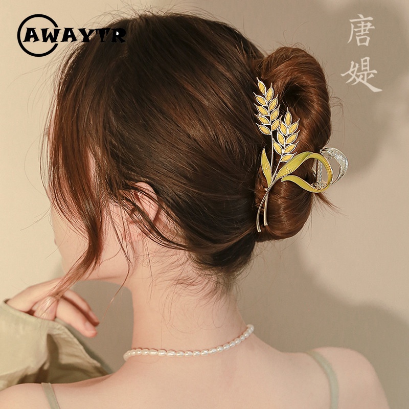 Kẹp Tóc Lúa Mì Bằng Hợp Kim Thời Trang Hàn Quốc Cho Nữ