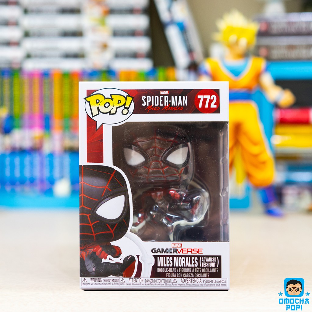 Mô Hình Chính Hãng Funko Pop Miles Morales - Advanced Tech Suit 772