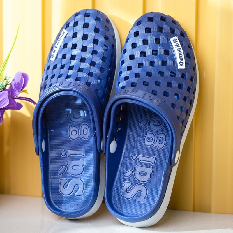 Giày Crocs Bằng Cao Su Thoáng Khí Hai Cách Mang Thời Trang Cho Nam