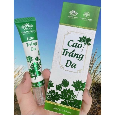 Cao Trắng Bách Y Sâm TRẮNG DA TỨC THÌ Nhất Mộc Hương Bạch Linh Tuýp 10gr Mẫu Mới Nhất Màu Xanh Lá