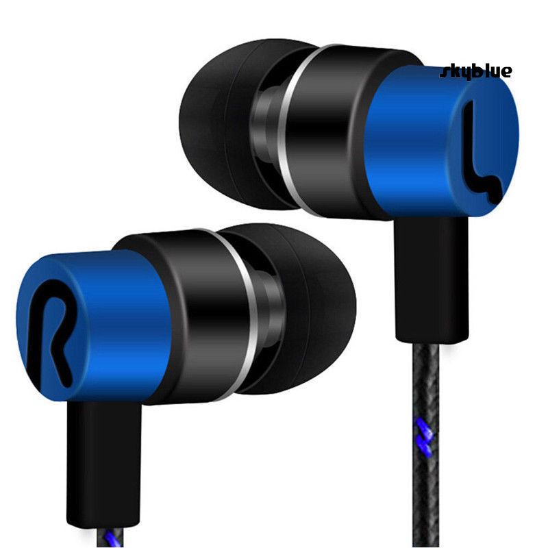 [SK]Universal 3.5mm In-Ear Stereo Earbuds Earphone Headphone with Mic for Cellphone
