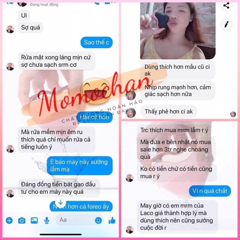 Máy rửa mặt LACO LUXURY/độc quyền toàn cầu/hình trái tim/làm sạch sâu/massage/nâng cơ/giảm nọng cằm | BigBuy360 - bigbuy360.vn