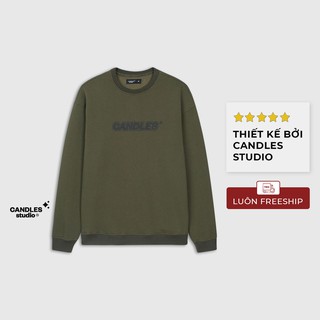 Áo nỉ sweater Candles Essential màu xanh đậm