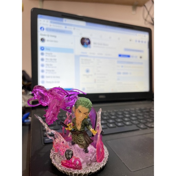 Mô hình nhân vật Zoro Hiệu ứng đầu rồng - OnePiece