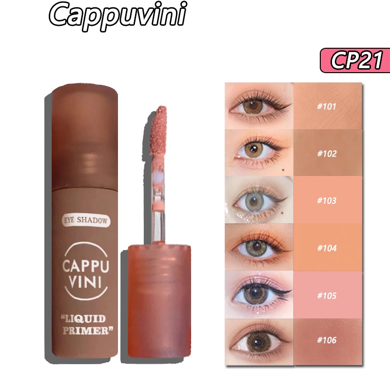 Bảng phấn mắt CAPPUVINI cp21 màu nhung lì 24h lâu trôi dễ sử dụng