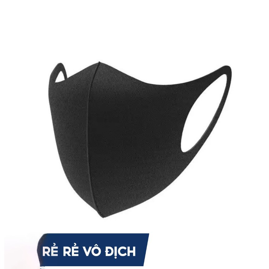 Khẩu Trang Vải Su 3D  Bảo Vệ Sức Khỏe  Hàng Chuẩn Không Xù Ôm Mặt   - Có Video - 123 Go Store