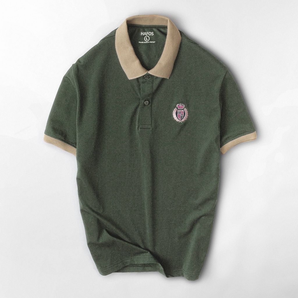 Áo Thun Polo Nam cổ bẻ RY vải cs cotton trẻ trung, nặng động – HAFOS