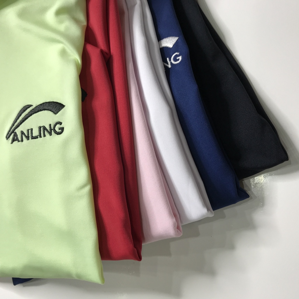 Áo tay dài có cổ thương hiệu Anta anling,phối viền ở vai logo thêu chuẩn  Eothon60