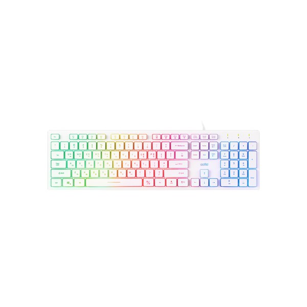 Bàn phím văn phòng đèn LED 7 màu - LED Keyboard Actto KBD-42 HÀNG NỘI ĐỊA HÀN QUỐC CHÍNH HÃNG | BigBuy360 - bigbuy360.vn