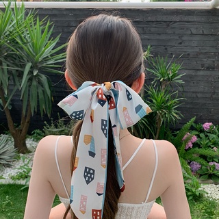 Khăn Lụa Buộc Tóc Dễ Thương Phong Cách Hàn Quốc Cho Nữ
