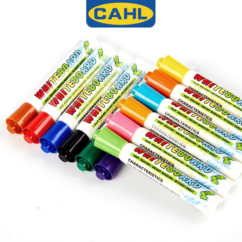 Bút Lông Đánh Dấu Bảng Trắng 12 Màu Sắc Khác Nhau Dễ Lau Chùi