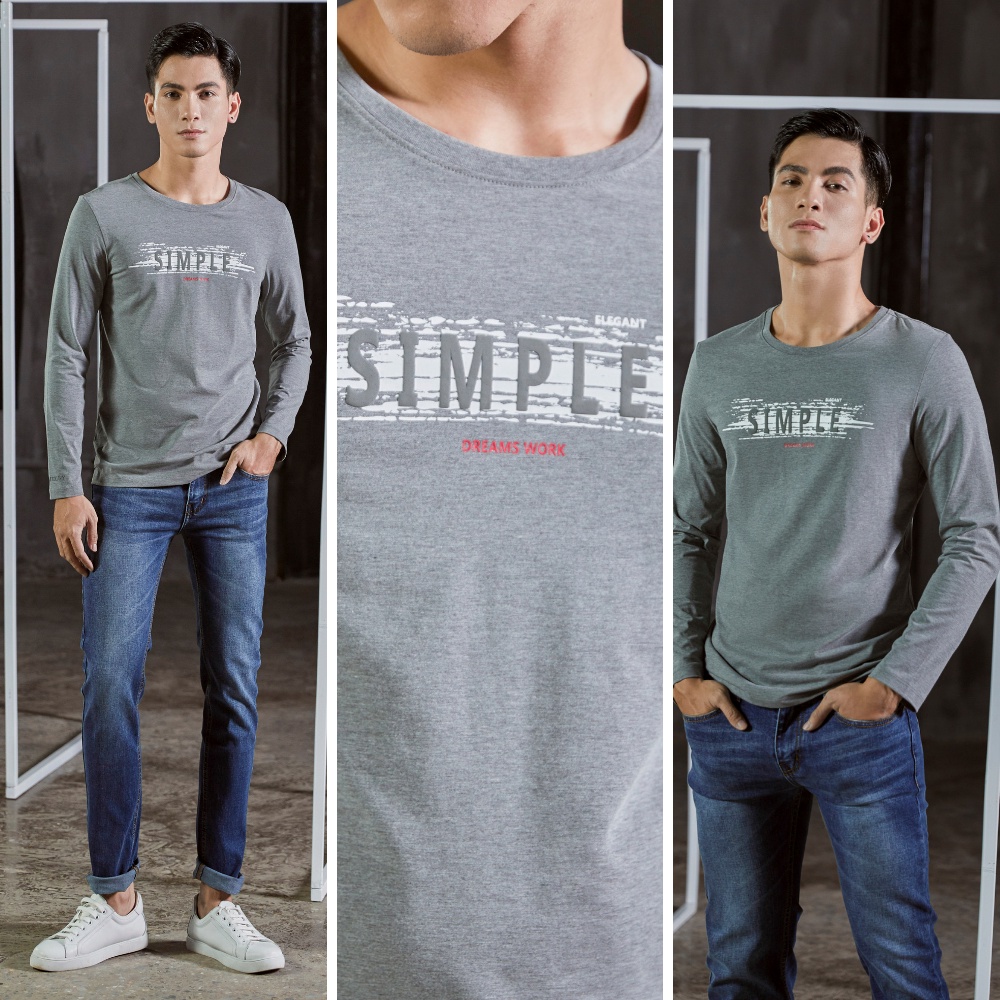 Áo thun nam dài tay Biluxury ATOH021 hoạ tiết dày dặn trẻ trung giao MẪU NGẪU NHIÊN | BigBuy360 - bigbuy360.vn