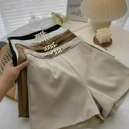 Quần short ngắn tuyết mưa phối xích 4 màu
