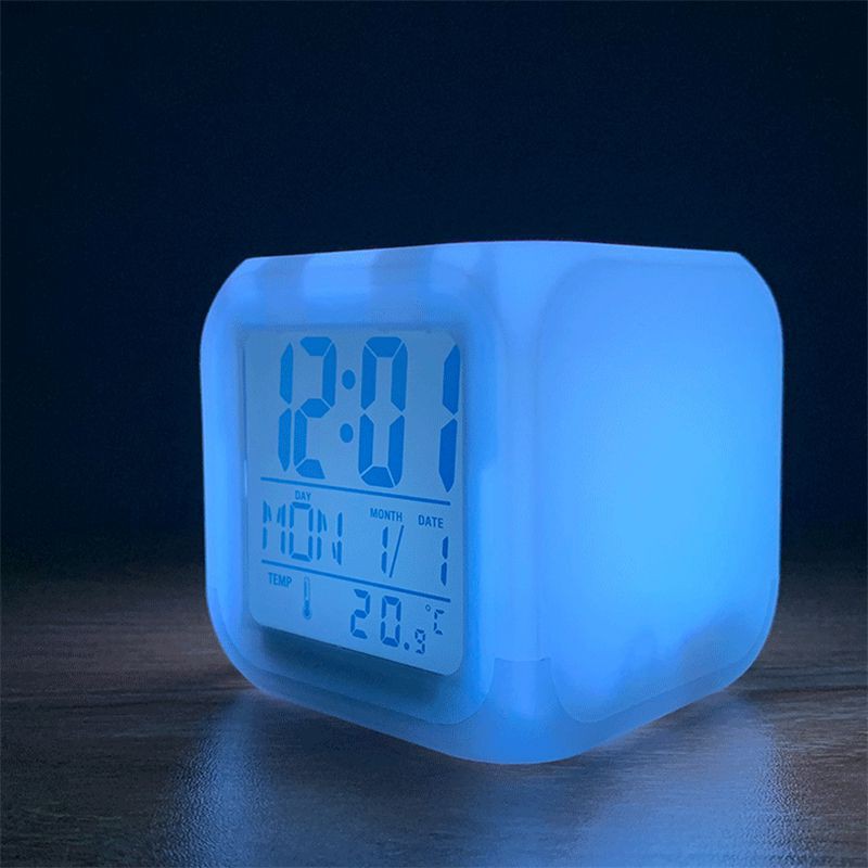 Cocomelon Alarm Clock LED Multi-Functio Colorful Change Gift Luminous Digita