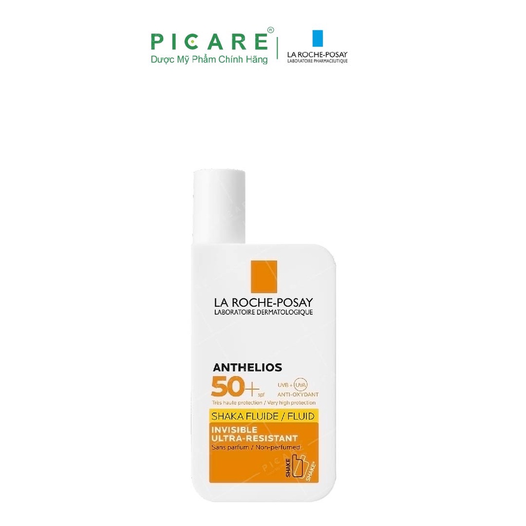 Kem chống nắng không nhờn rít dạng sữa cho da khô La Roche Posay Anthelios XL Shaka Fluid SPF50+ 50ml