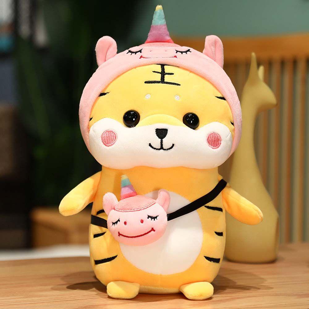 Đồ chơi nhồi bông Hình Khủng Long / Hổ 28cm Trang Trí Năm Mới