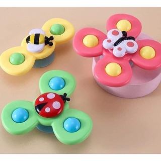 Đồ chơi con quay spiner cho bé gắn tường vui nhộn set 3 con