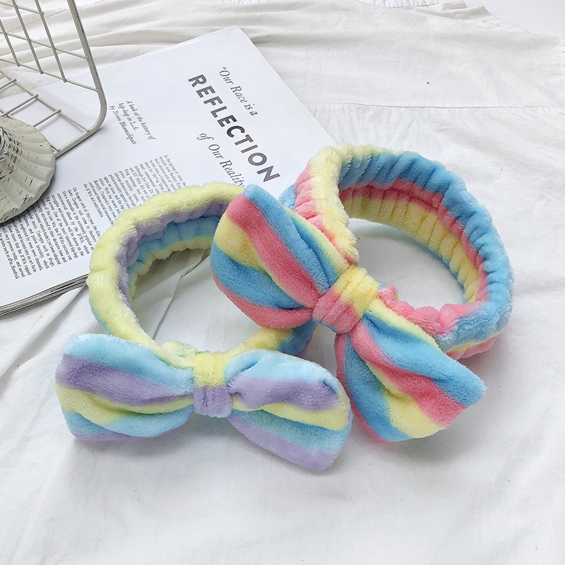 Băng đô họa tiết da báo / kẻ sọc phong cách Hàn Quốc thời trang cho nữ