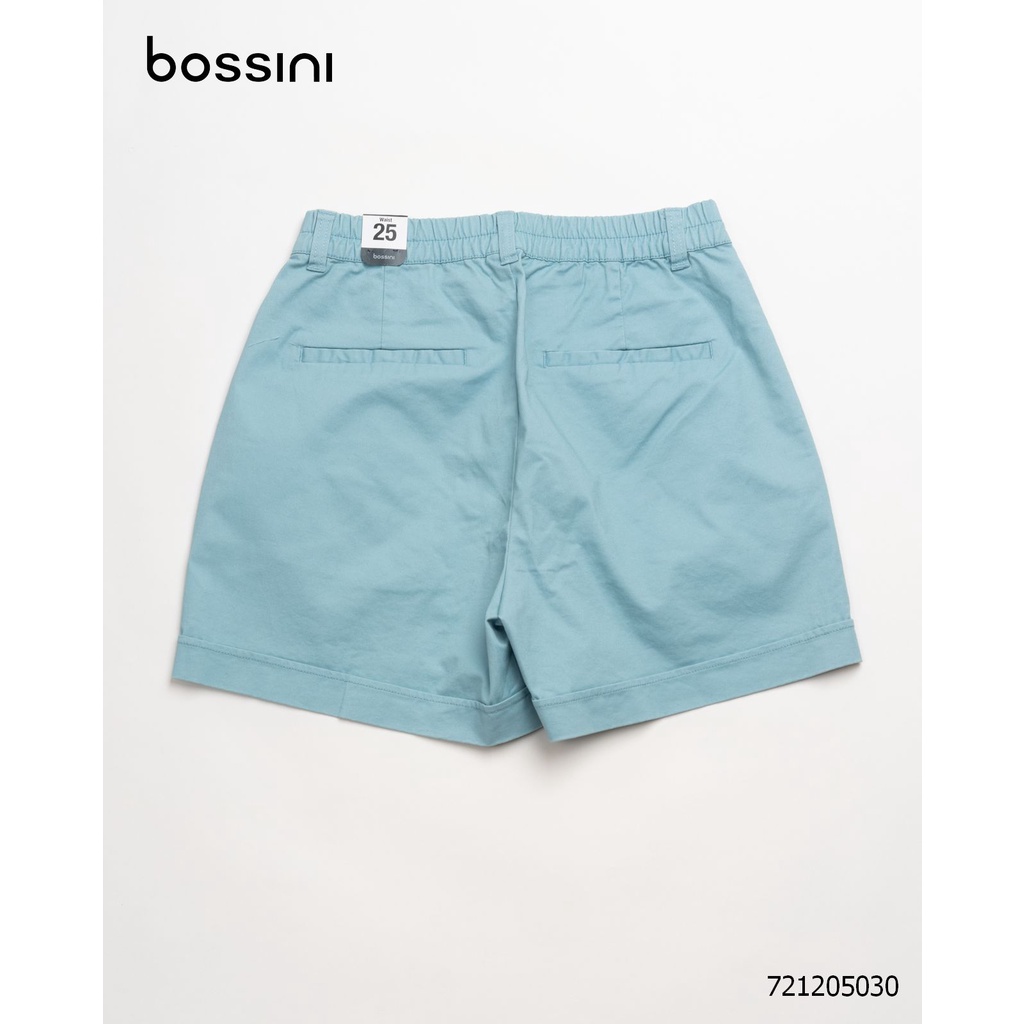 Quần short kaki nữ lưng thun thoải mái Bossini 721205030
