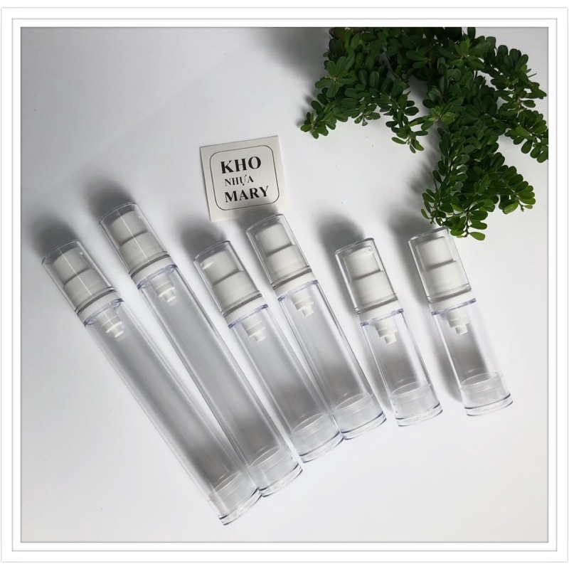 Chai Xịt sương HÚT CHÂN KHÔNG - Lọ nhựa chiết Mỹ phẩm Xịt nhỏ giọt 5ml/ 10ml/ 15ml/ 20ml/ 30ml/ 50ml/ 100ml Chai Pet