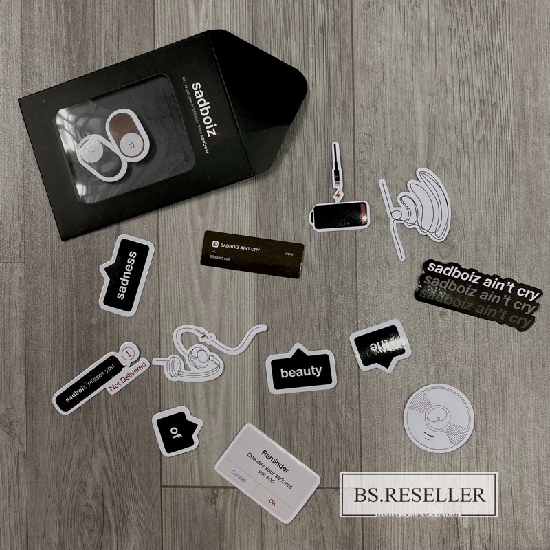 Sticker hình dán SADBOIZAINTCRY-BS.RESELLER
