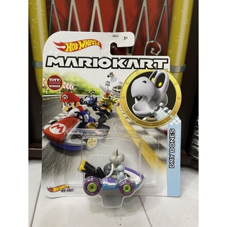 Xe mô hình đồ chơi Hotwheels 1:64 - MARIO KART - Dry Bones (Standard Kart)