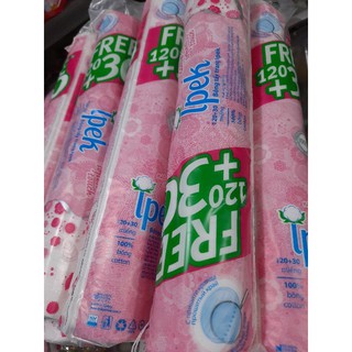 Combo 10 cây bông tẩy trang ipek 150 miếng