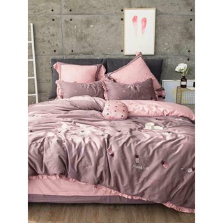 Bộ chăn ga gối lụa dứa 7 món