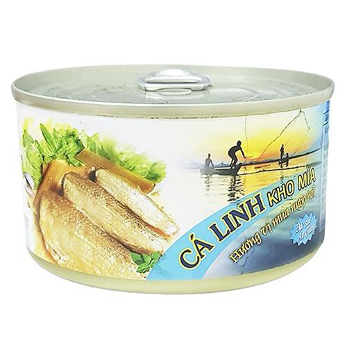 CÁ LINH KHO MÍA đóng hộp 210g thương hiệu ANTESCO (đặc sản AN GIANG)