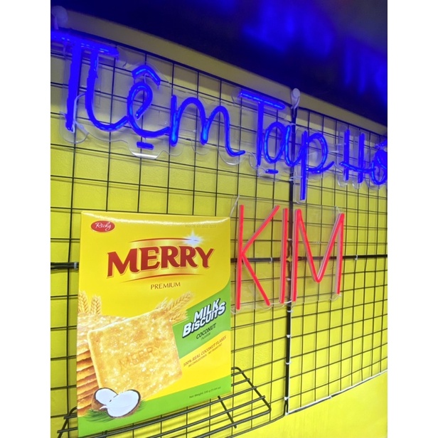 Bánh quy sữa vị dừa Merry hộp 330g