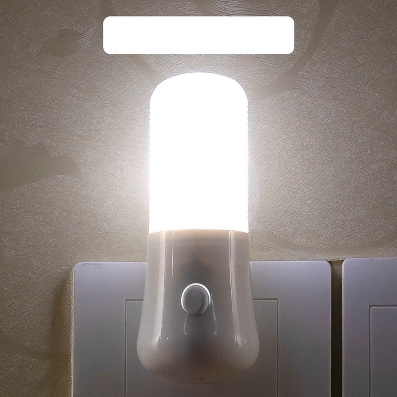 Đèn LED ánh sáng trắng/vàng sáng tạo cắm tường cho con bú