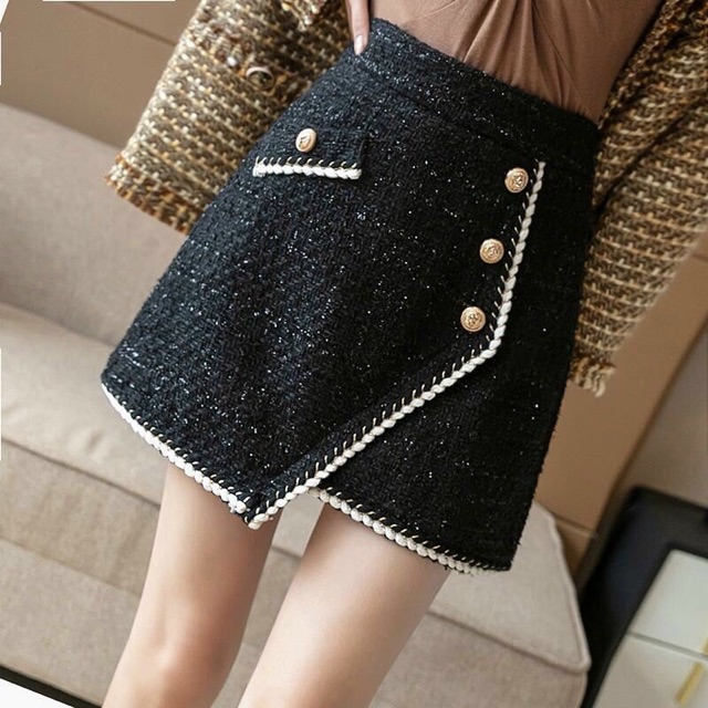 Chân váy dạ kẻ lệch QC loại 1 cực xinhh | BigBuy360 - bigbuy360.vn