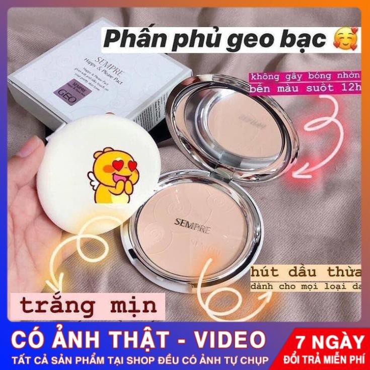 [CHÍNH HÃNG] Phấn Geo Trắng siêu mịn Sempre Happy & Please Pact | BigBuy360 - bigbuy360.vn