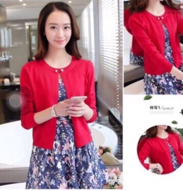 Áo khoác len đính ngọc | BigBuy360 - bigbuy360.vn