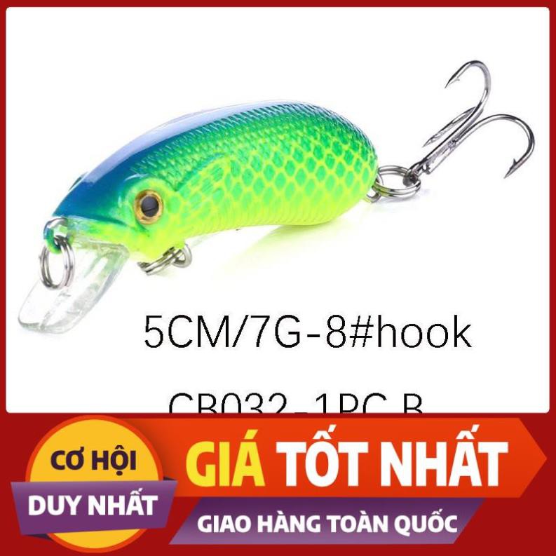 [ Xả Nhanh] MỒI LURE 3D Dài 5cm nặng 7gr