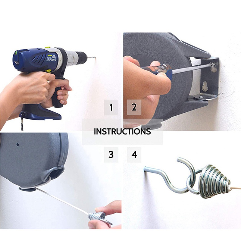 Dây Phơi Quần Áo Có Thể Thu Gọn Tiện Dụng