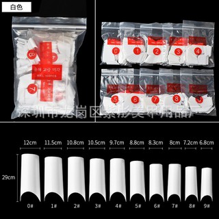 Móng nối form ống tre bịch 500 móng