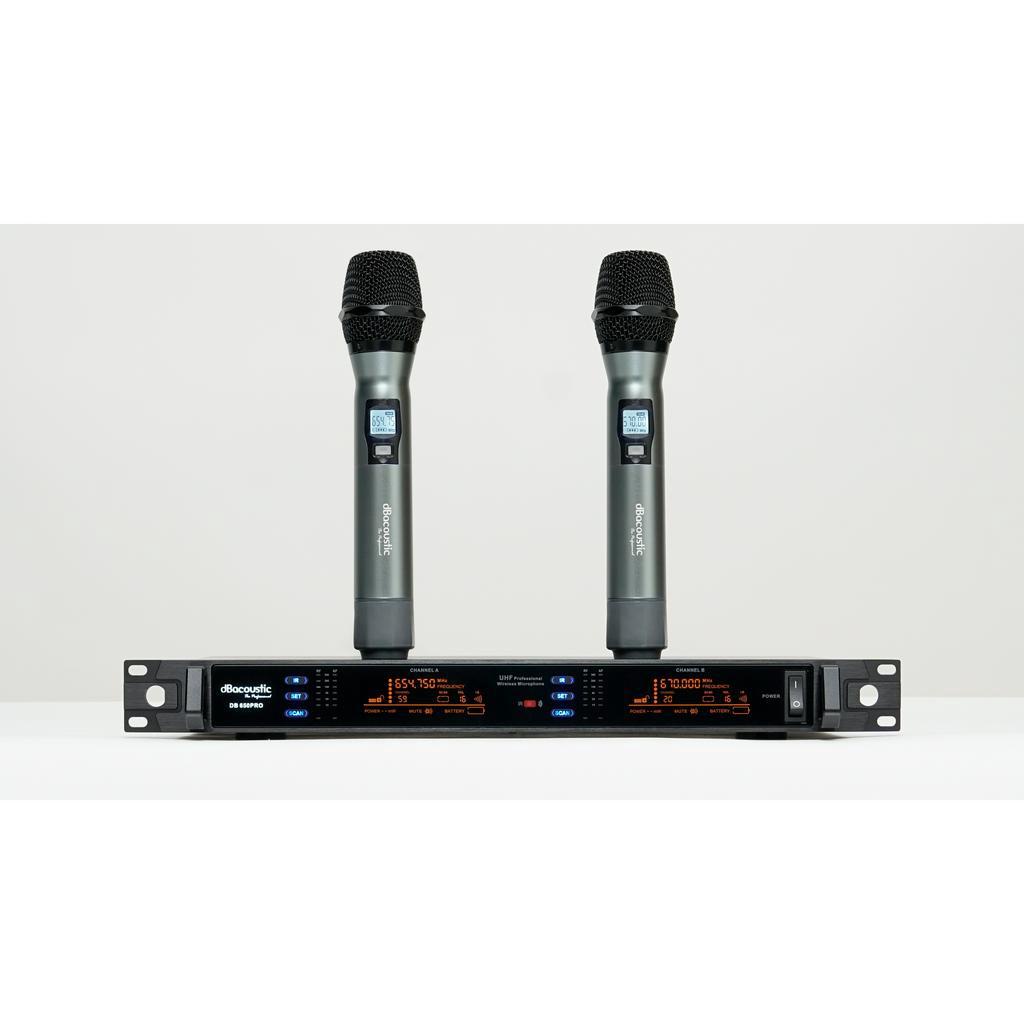 MICRO KHÔNG DÂY DBACOUSTIC 650 PRO HÀNG CHÍNH HÃNG - BẢN NÂNG CẤP CỦA DB ACOUSTIC 550 PRO HUYỀN THOẠ