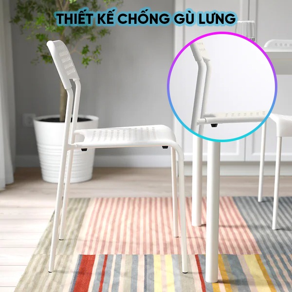 Ghế Làm Việc IKEA Tựa Lưng Lắp Ghép Thông Minh Chính Hãng