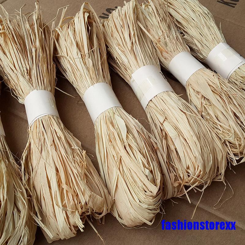 1 Cuộn Dây Ruy Băng Raffia Tự Nhiên 30g