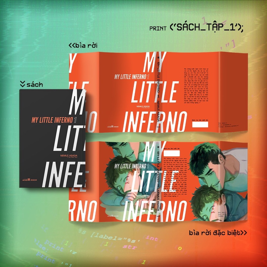 Sách My Little Inferno (Trọn Bộ 2 Tập) - Tặng Kèm 02 Bìa Sách Đặc Biệt + 02 Bookmark + 02 Postcard + Đai Sách